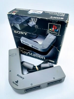 Sony PlayStation 1 PS1 Gray In Box vintage video game controller Multitap - Image 1 of 4
