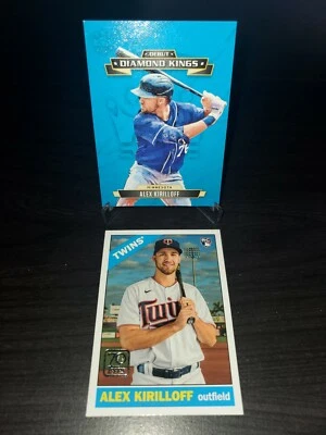 ALEX KIRILLOFF 2021 TOPPS SERIES 2 ROOKIE CARD 70 YEARS TOPPS & DIAMOND KINGS.  - Image 1 of 3