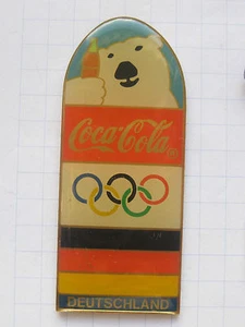 COCA COLA / OLYMPISCHE SPIELE EISBÄR .................... Wintersport Pin (305j) - Bild 1 von 1