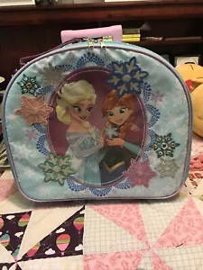 Disney Frozen Anna and Elsa Rolling Luggage, Adjustable Handle,Carry-on Suitcase - Picture 1 of 9