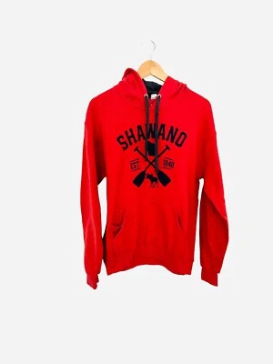 Shawano Wisconsin Red Navy Hoodie Sweatshirt Size M Medium Unisex - Image 1 of 4