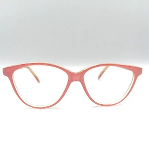 Vogue vintage glasses made in italy GRAZIA 54/16 W195 cateye. Apricot - Picture 1 of 6