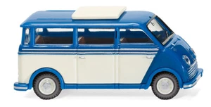 Wiking 033402 - 1/87 DKW Schnelllaster Bus - Blue/Perl White - New - Picture 1 of 1