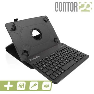Hülle+Bluetooth-Tastatur,Schutzfolie in SCHWARZ 10.1" Huawei MediaPad M5 Lite 10 - Bild 1 von 10