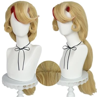 Hazbin Hotel Charlie Morningstar Women Long Party Synthetic Hair Wig/Wigs