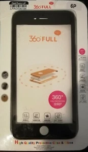 360° Full Body Ultra Thin Hard Case Cover+Tempered Glass Screen iPhone 6 Plus - Bild 1 von 2