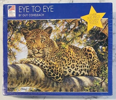 GREAT AMERICAN * EYE TO EYE * GUY COHELEACH OVER 300 PIECE JAGUAR PUZZLE #328 - Image 1 of 4