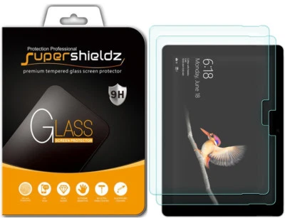 2x Supershieldz Tempered Glass Screen Protector for Microsoft Surface Go/ 2/3/4 - Image 1 of 4
