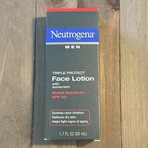 Neutrogena Men Triple Protect Gesichtslotion 1,7 oz, LSF 20 SIEHE BOX - Bild 1 von 4