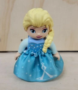 LEGO DUPLO ELSA PRINCESS from FROZEN Minifig Figure w/ REMOVABLE CLOTH SKIRT - Picture 1 of 2