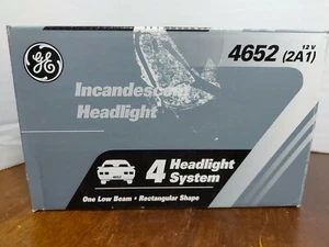 NOS GE 4652 Incandescent Headlight. 4 Headlight System. One Low Beam. 12V (2A1) - Picture 1 of 3