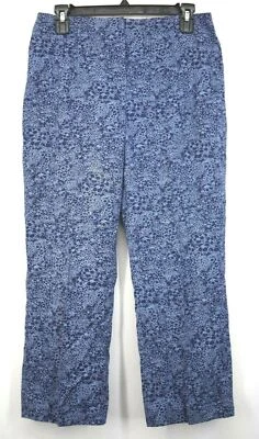 Vestido Ann Taylor Mujer Multicolor Floral Frente Plano Pierna Recta Pantalones Flojos 8 Foto 1 de 4