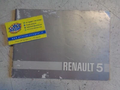 LIBRETTO USO E MANUTENZIONE RENAULT 5 - EDIZIONE 1981 - ORIGINALE - Immagine 1 di 2