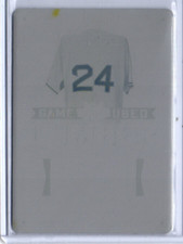 2021 Leaf Lumber Baseball Manny Ramirez 1/1 Yellow Printing Plate Game Used