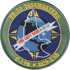 VR-52 Aviation Fleet Logistics Support Squadron Patch Hook And Loop - Picture 1 of 6