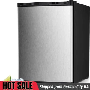 2.1 Cu.Ft Compact Upright Freezer Reversible Small Silver from GA 31408 - Picture 1 of 8