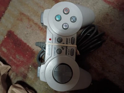 Interact Barracuda V Wired Controller PS1 PS2 Gray SV-1133 Turbo Program Vintage - Image 1 of 2