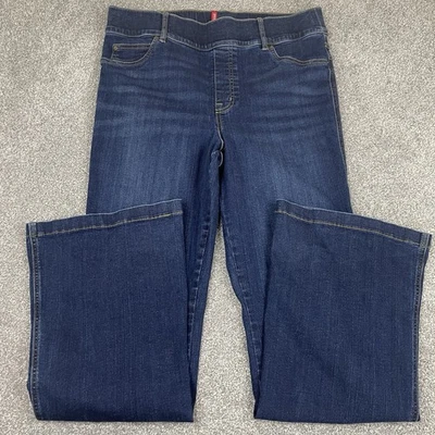 Pantalones de mezclilla Spanx acampanados 1X 1T tono medianoche elásticos pierna ancha adelgazantes 20327R Foto 1 de 4