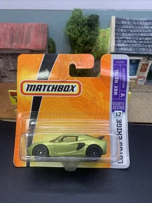 Matchbox Lotus Exige Diecast Car MBX Metal #12 Green New - Image 1 of 4