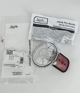 Jandy 7056 Kit de repuesto de conjunto de aleta de cubierta de válvula de retención de resorte Zodiac OEM - Imagen 1 de 3