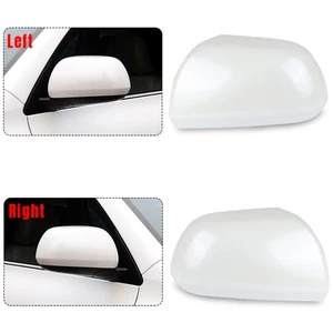 Cubierta de tapa de espejo retrovisor lateral pasajero blanco perla para Toyota Highlander 08-2013 - Imagen 1 de 16
