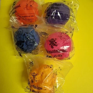 McDonalds Toys Vintage 1996 Fun Balls X 5 - Picture 1 of 3