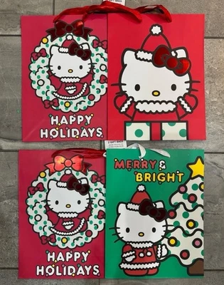 Sanrio HELLO KITTY 圣诞礼品袋 4 件套 — 第 1/4 张图片