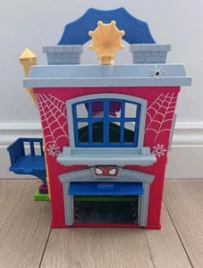 Marvel Hasbro 2010 Spiderman Vs Green Goblin Bank Heist Playset House Toy - Picture 1 of 3