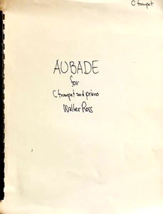 AUBADE for C Trumpet & Piano - Walter Ross - Picture 1 of 2