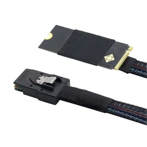 M.2(M-Key NVMe 2260) to  SAS SFF-8087 Plug and Play Server High Speed Cable3196 - Afbeelding 1 van 5
