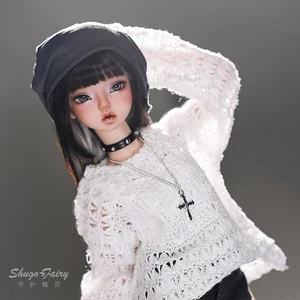 1/4 Juego Completo/Muñeca BJD Desnuda Bola de Resina Articulada Mujeres Niña con Ojos Cara Arriba Regalos - Imagen 1 de 24