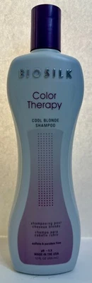 Biosilk Color Therapy Cool Blonde Shampoo 12 fl oz  New Fast Shipping - Image 1 of 2
