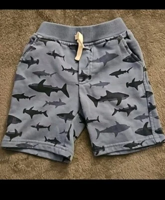 Pantalones Cortos Niños Cuartel General Niño Pequeño Talla 2t Azul Estampado Tiburón Foto 1 de 4