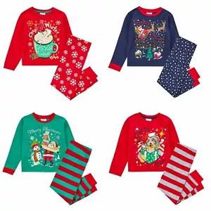Juego de pijamas de Navidad para niños algodón Navidad PJs de 2-6 años - Imagen 1 de 13