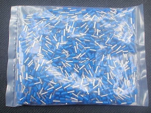 500PC WIRE CORD END FERRULE CRIMP BLUE 12 AWG E4009BU - Picture 1 of 1