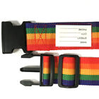 2M Rainbow Password Lock Packing Luggage Bag with Luggage Strap 3 DigiSE