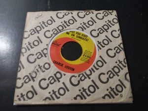 Charlie Louvin – Will You Visit Me On Sundays? VG+ 45RPM Capitol Record 1968 - Picture 1 of 3