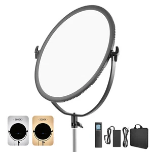 Neewer LED Bi-Color Studio Round Lighting, Ultra Thin Studio Edge Flapjack Light - Picture 1 of 8