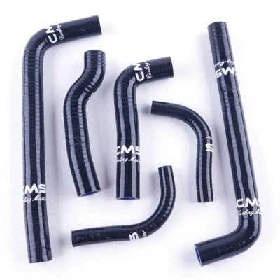 Black Silicone Radiator Hose Kit for 1999-2006 Gas Gas EC125 EC200 EC250 EC300 Foto 1 de 4
