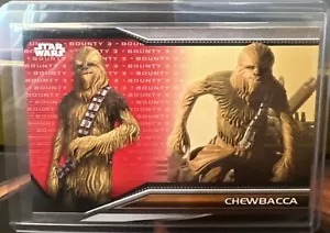 Star Wars Bounty Hunters (2021) RED PARALLEL LEVEL 3 Base B3-27 /25 Chewbacca - Picture 1 of 2