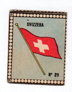 CALCIO Figurina Stadio ed .BEA 1948-49 BANDIERA SVIZZERA NR 29 - Picture 1 of 1