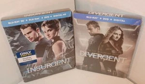Divergent + Insurgent Steelbooks (Blu-ray+DVD) NEW-Box Shipping with Tracking - Picture 1 of 12