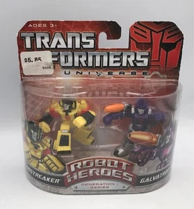 Hasbro Transformers Robot Heroes 2008 SUNSTREAKER & GALVATRON Figures - Picture 1 of 3