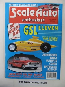 Scale Auto Enthusiast Magazine August 1990 History Of Drag Racing Models - Bild 1 von 2