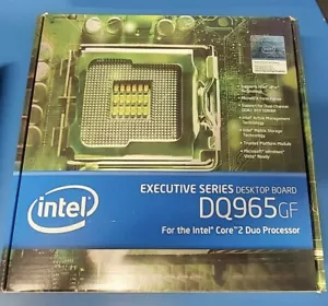 NUOVO socket Intel DQ965GF LGA775 BOXDQ965GFEKR D41676-305 scatola di vendita al dettaglio scheda madre - Foto 1 di 2