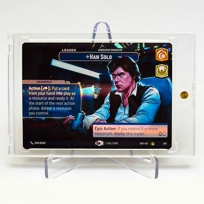 Star Wars Unlimited - 267 ⟡ Han Solo, Audacious Smuggler - Showcase Foil - MINT - Image 1 of 2