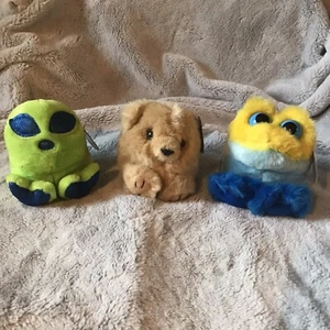 Vintage Plush Toy Puffkins Lot 3 Roswell Honey Winky 90's - Picture 1 of 8