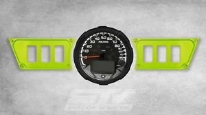 Polaris RZR Dash Switch Plate Fits All XP 1K XP 1000 Lime - Picture 1 of 8
