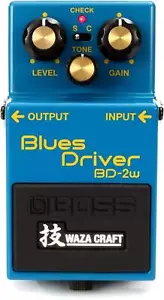 BOSS Blues Driver BD-2W WAZA CRAFT Compact Guitar Effect Pedal Made in Japan New - Picture 1 of 5