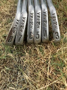 Honma SF-707 Professional S-Flex Steel 3-8 Iron Set 6 Piece Golf Clubs RH S200U - Picture 1 of 11